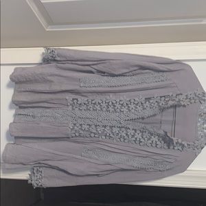 Lace detail blouse